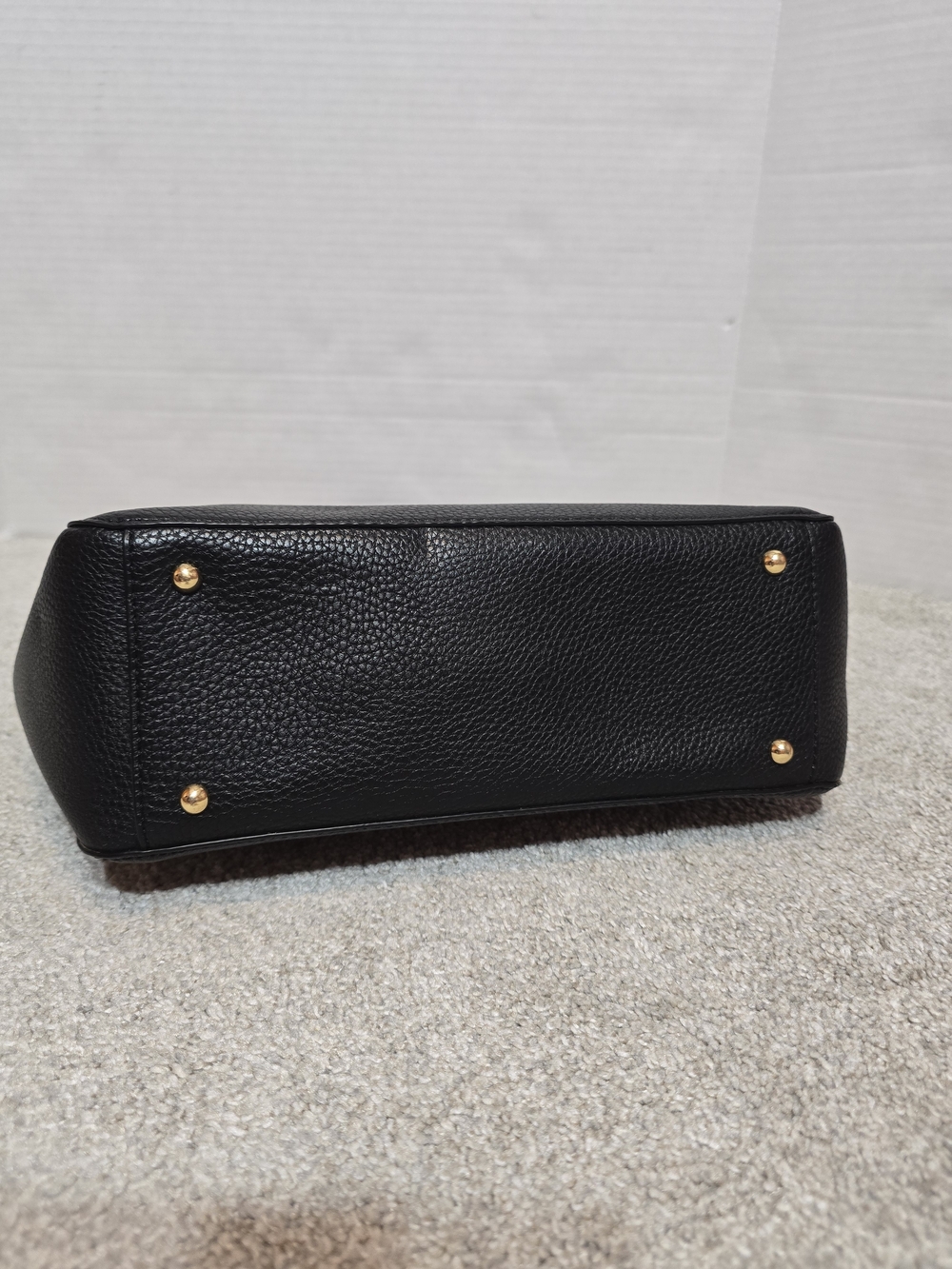 Ralph Lauren Black Shopper Tote with Gold Hardware - Picture 11 of 12